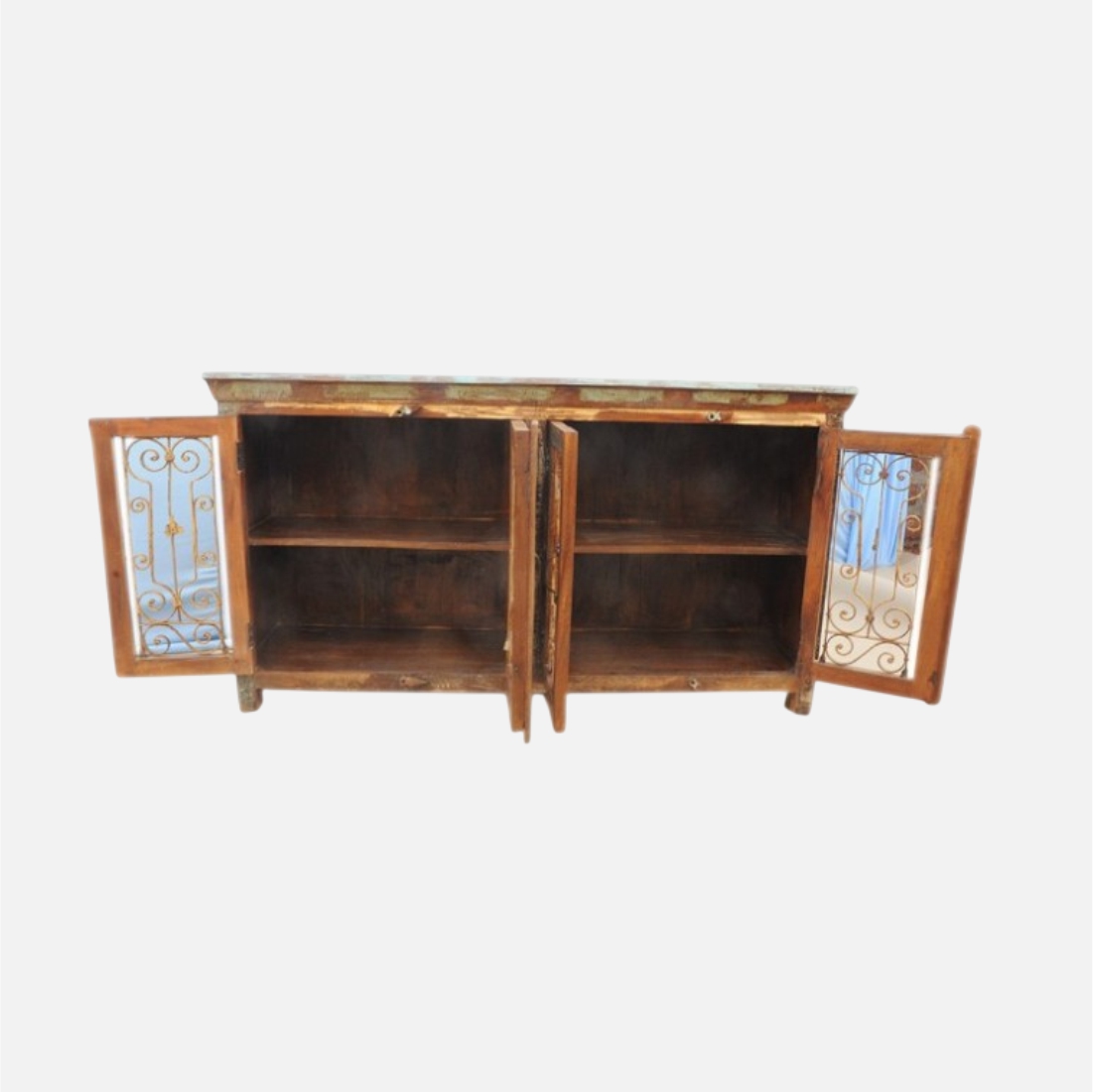 Second image of Handcrafted Reclaimed Wood Bookshelf