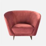 Chesterfield Burgundy Leather Armchair